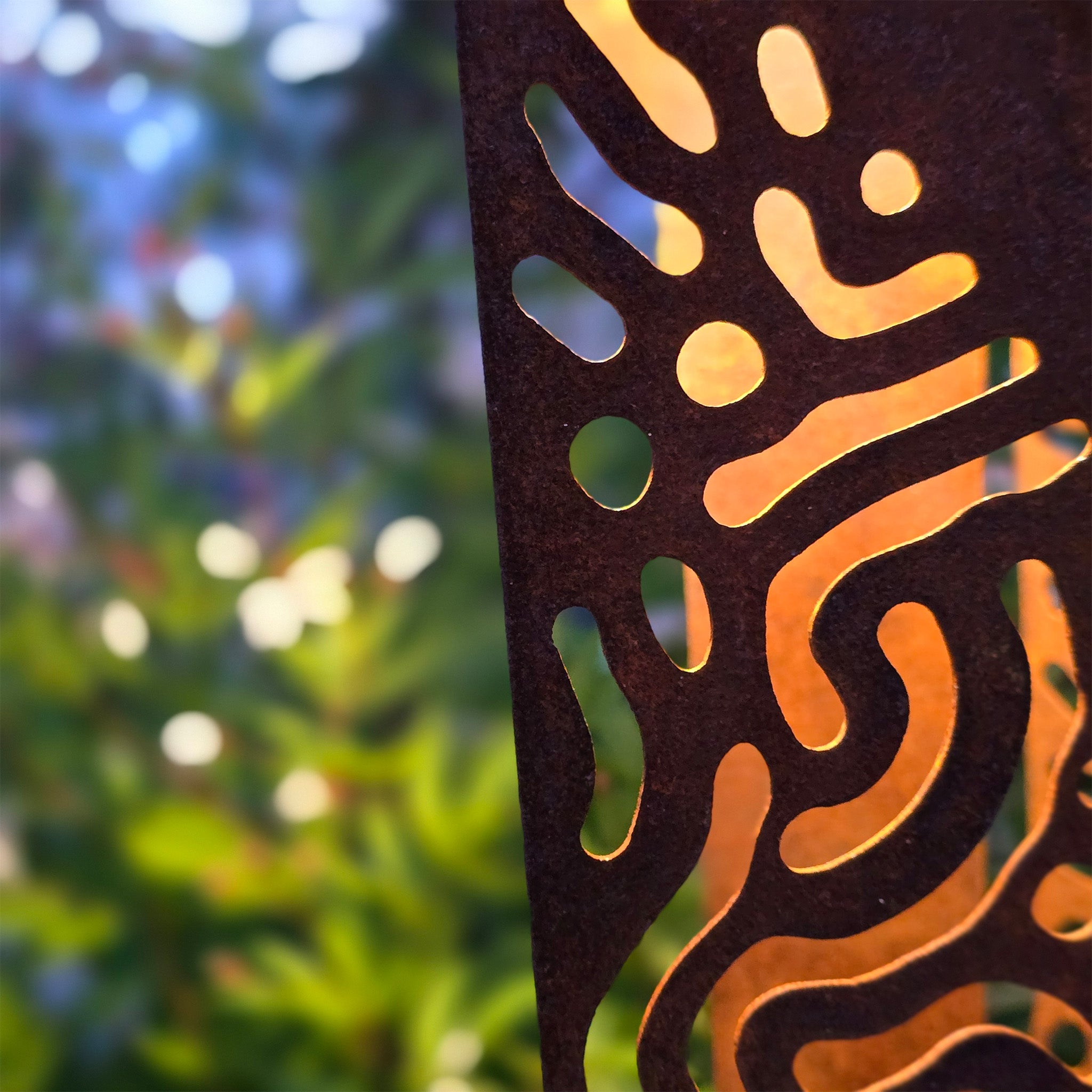 Lapid Column Tall – pollare i cortenstål